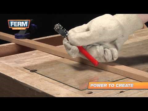 How to cut a glass plate