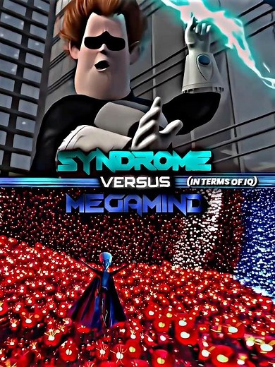 MegaMind #vs Syndrome #edit #theincredibles #megamind #alightmotion #shorts #viral #foryou #fypシ