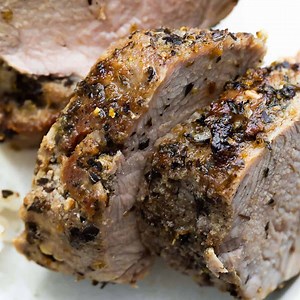 13K views · 50 reactions | This air fryer pork tenderloin cooks through to juicy perfection in less time than the oven. It gets a delicious golden crust and is perfectly tender on the inside! Grab the recipe: https://sweetpeasandsaffron.com/air-fryer-pork-tenderloin/ | Sweet Peas & Saffron | Facebook