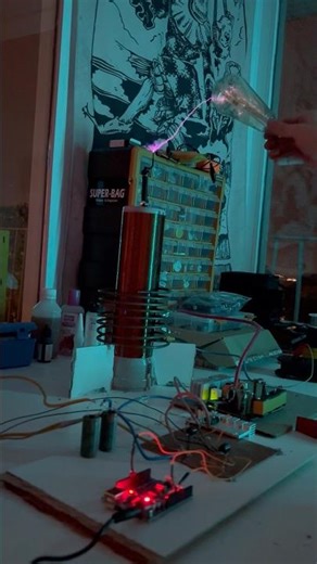 Tesla coil Pwm modulated with arduino - Tesla bobini SSTC
