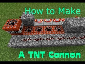 Minecraft: How to Make A Quick and Simple TNT Cannon