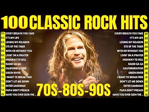 Best Classic Rock Songs 70s 80s 90s - Queen, Nirvana, AC/DC, U2, Bon Jovi, Guns N' Roses