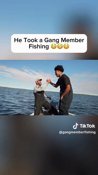 B youngin was having a blast 😂😂😂 #fishing #bassfishing #bass #gang #viral #fyp