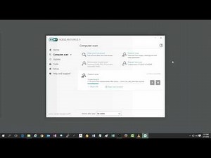How to Start a Virus Scan in ESET Version 9