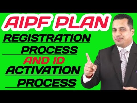 AIPF REGISTRATION PROCESS / AIPF ID ACTIVATION PROCESS / BY EARNING 4U