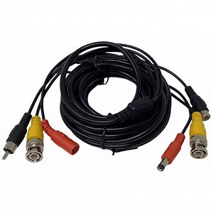 Cavo bnc per telecamere 5 metri videosorveglianza collegamento audio e video connettore rca maschio femmina