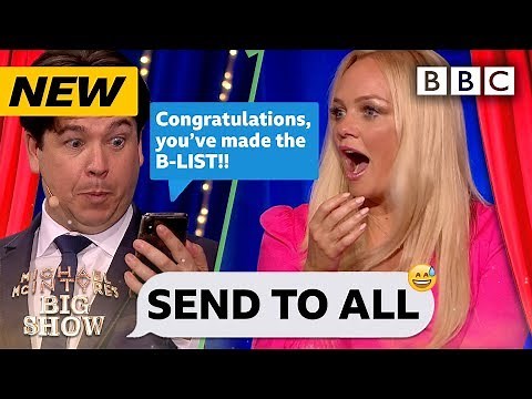 Emma Bunton MORTIFIED in #awks Send To All! 😂 - Michael McIntyre's Big Show - BBC