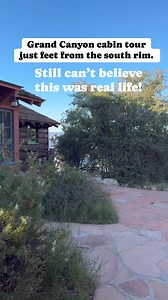 20K views · 49 reactions | The cabin tour you need to see! Grand Canyon Village Bright Angel Lodge for our 30th wedding anniversary ♥️ | At Home With The Barkers | Facebook