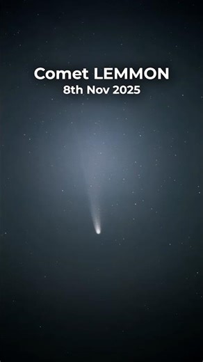 Rare Comet Through My Camera ☄️ Comet Lemmon Captured Through My Telescope #comet