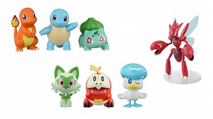 New Pokemon Model Kits Focus on Starters and Scizor