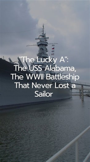Factually Interesting on Instagram: ""The Lucky A": The USS Alabama, The WWII Battleship That Never Lost a Sailor The USS Alabama (BB-60) is a historic retired battleship that holds a significant place in U.S. naval history. She was the fourth and final member of the South Dakota class of fast battleships, built for the United States Navy in the 1940s. Commissioned in August 1942, the ship initially served in the North Atlantic before being quickly transferred to the Pacific Theater. There, she 