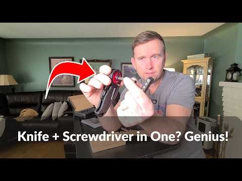 WORKPRO Folding Utility Knife Review & Testing | 2-in-1 Multi-Tool with Screwdriver (Brilliant!)