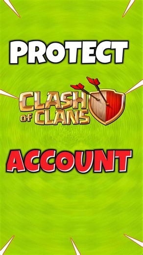 HOW TO PROTECT YOUR CLASH OF CLANS ID (EXPLAINED) #clashofclans #shorts
