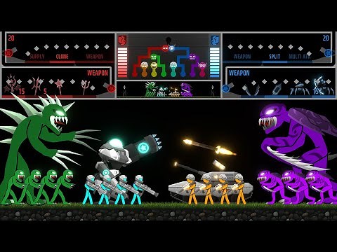 8-Tribe Tournament (Rematch) : War of Tribes #1 #2 - Stickman & Ragdoll Fight