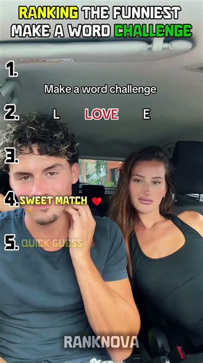 Ranking the funniest Make a Word Challenge moments 😂 #shorts #makeaword #challenge #funny