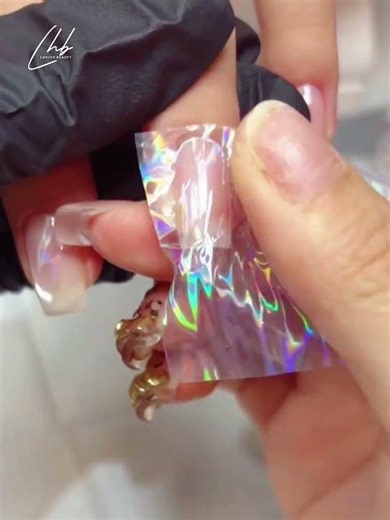 Mesmerizing Holographic Glass Nails | Iridescent Tutorial