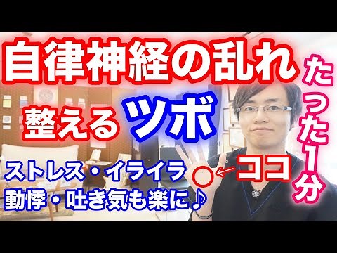 [Just 1 Minute] Acupressure Points to Regulate Autonomic Nervous System Disorders ♪ Relieve palpi...