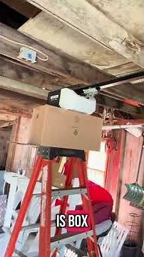 How to install a garage door opener #garagedooropener #liftmaster #howto #diygarage