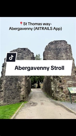 You can start this walk in Abergavenny town! Exact route on All Trails! Approx 40 minute walk. #wales #walks #welshtiktok