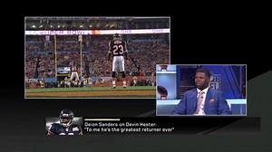 Devin Hester reacts to Deion Sanders calling him 'the greatest returner ever'