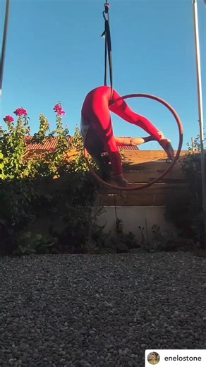 1.2K views · 18 reactions | Check out these cool shapes from @enelostone! ⭐️ #aerialhooptricks | Aerial Hoop Tricks | Facebook