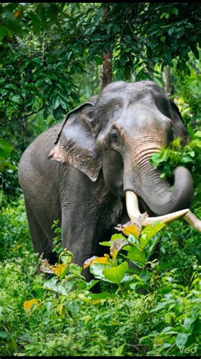 Elephants are the largest living land animals. Three living species are currently recognised: the African bush elephant, the African forest elephant, and the Asian elephant. They are the only surviving members of the family Elephantidae and the order Proboscidea; extinct relatives include mammoths and mastodons. #nature #naturephotography #elephant visuals – AI assisted | Wilder Move
