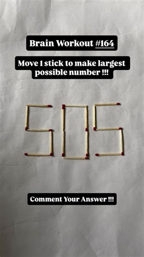 Math Sticks on Instagram: "#puzzle #challenge #riddle #matchstick #usa"