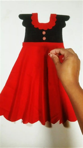 New Beautiful Dress Design by Sewing & Crafts 🌸 #shorts #styledress #easytips #frockdesign #trending