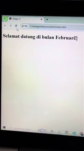 Efek typing dg library TypeIt #javascript #coding #htmlcss #html #javascriptlearning #programming #javascriptprogramming