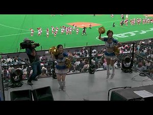 2019.8.4 ファイターズガール オープニングダンス(三塁ステージ 石澤ミキティー 田中杏奈ちゃん)