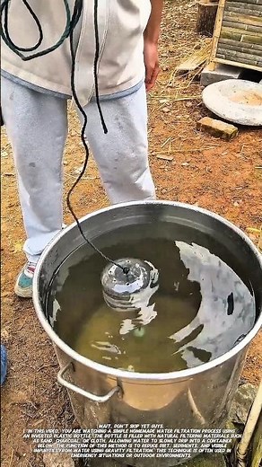 Simple DIY Water Filter Using a Plastic Bottle | Practical Survival Method.