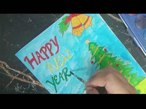 Reviving an year old Christmas tree and snow man scenery into New Art | Happy New Year 2026 to All