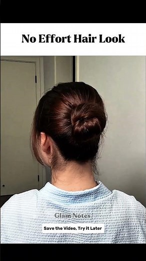 Easy Elegant Bun Hairstyle ✨ | Quick & Simple Hair Tutorial #shorts #BunHairstyle #EasyHairstyles