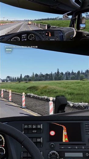 🏗️ ETS2 | RESCALE: NOVA ReShade + Snowymoon | Mercedes Actros 625HP | Special Transport #ets2 #moza