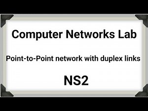 Computer Network Lab VTU Program 1 Point – to – point network with duplex links