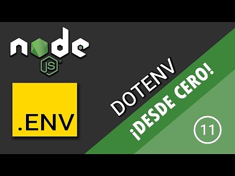 11 - Dotenv - Variables de entorno en Node Js