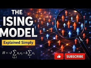 Ising model explained simply | Ising model in statistical mechanics #uvduduli
