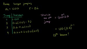 Introduction to geometric sequences Sequences series and induction Precalculus Khan Academy