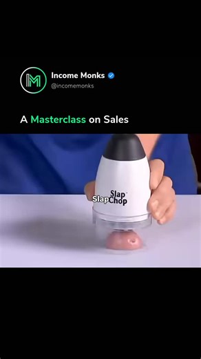 Business | Money | Mindset on Instagram: "The Slap Chop ad looked like a joke — yet it became a multimillion-dollar marketing masterclass. 💸📺 Vince Offer wasn’t just being funny… he was executing a strategy. Here’s what made it unstoppable: • A hook that grabbed attention instantly • Humor wrapped in authority • Real-time proof that built trust • One-liners you still remember • A CTA repeated until it stuck The takeaway? You don’t need cinematic production — you need energy, clarity, and a mes