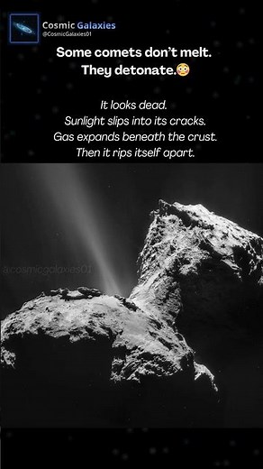 The Silent Explosion Inside a Comet