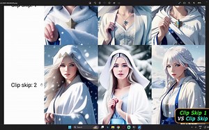 Clip Skip 1 Vs Clip Skip 2哪个更好Stable Diffusion