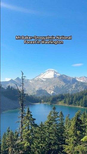 Mount Baker-Snoqualmie National Forest #washingtonstatetravel