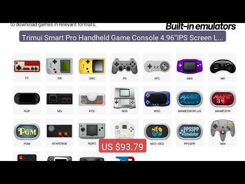 Trimui Smart Pro Handheld Game Console 4.96''IPS Screen Linux ... — Hot Deal 2026 | Limited Offer!