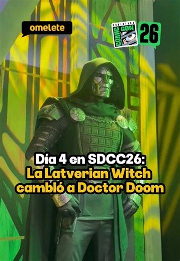 Día 4 de #SDCC26: el vestuario de la Latverian Witch de #AvengersDoomsday cambió a #DoctorDoom 👀👀👀👀👀👀👀 #SanDiegoComicCon