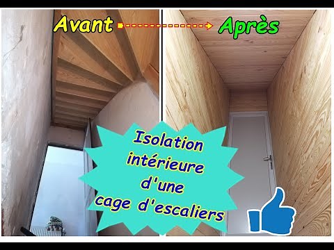 12 Isolation intérieure d'une cage d'escaliers