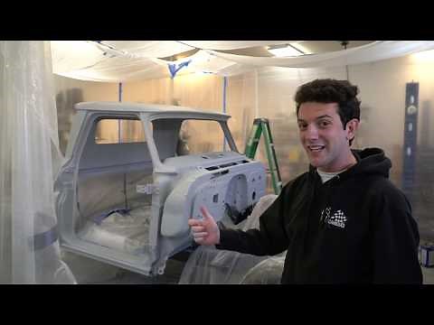 '66 C10 is Primed! DIY Paint Booth Tips and Tricks