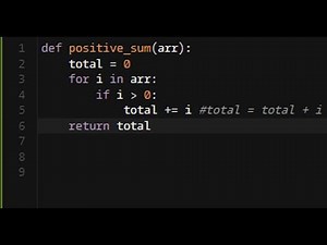 Python - Sum of Positive Integers in a List | Codewars 8KYU