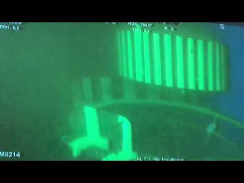 Precision pin a pile in jacket skirt during offshore installation 🏗️ #engineering #offshore #ROV