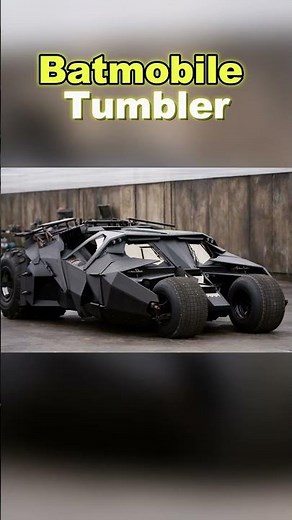 The Real Batmobile Tumbler Is Here