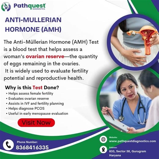 AMH Test Explained | Anti-Müllerian Hormone Test for Fertility | Pathquest Diagnostics #pathologylab